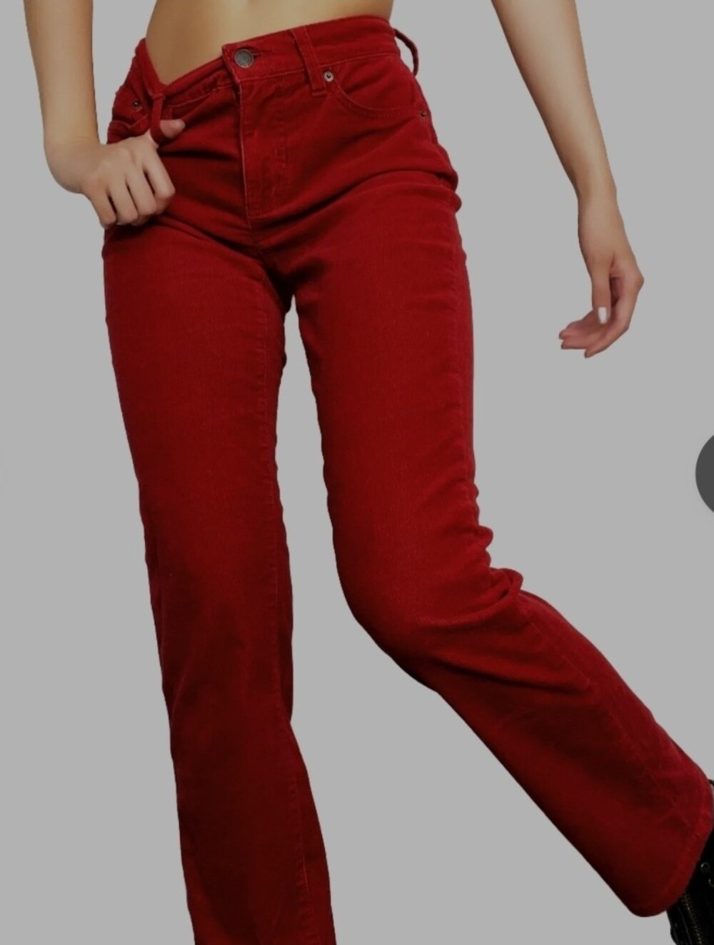#31 Vintage Ralph Lauren Red Jeans Sz6 W14 BR14 IS29 L41